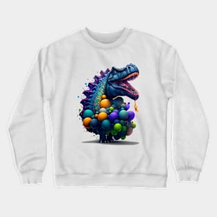 Pop Culture Dinosaur Crewneck Sweatshirt